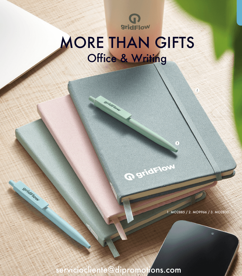 Portada del catálogo More Than Gifts — Oficina