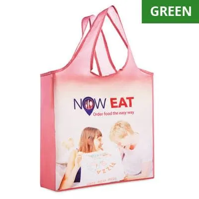 MB1107 - Bolsa de compra plegable RPET con funda (39x58x12 cm)