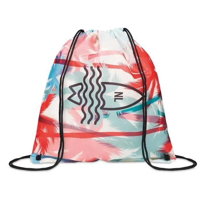 MB3011 - Mochila de cuerdas de poliéster 210D (36x40cm)