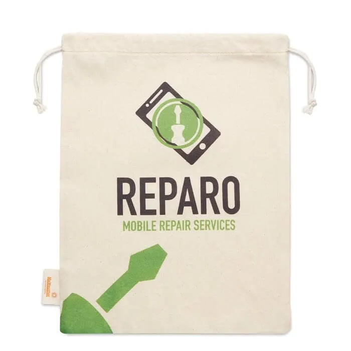 MB9010 - Bolsa de malla de algodón (30x35cm)