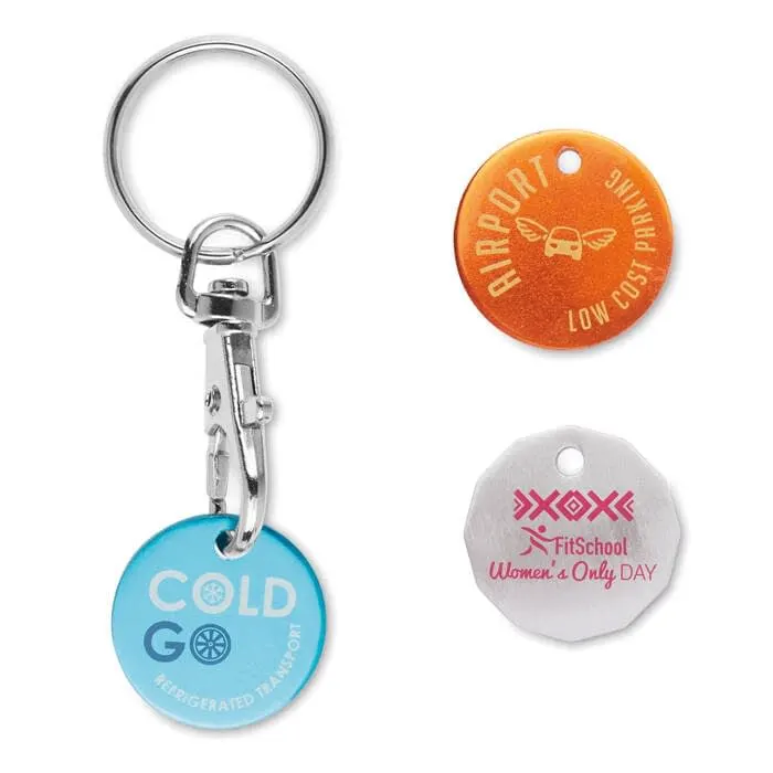 MK4011 Moneda de aluminio con diseño a todo color