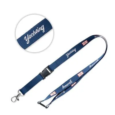 ML1005 Lanyard tejido con hebilla de plástico