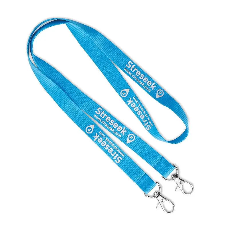 ML1015 Lanyard poliéster dos mosquetones