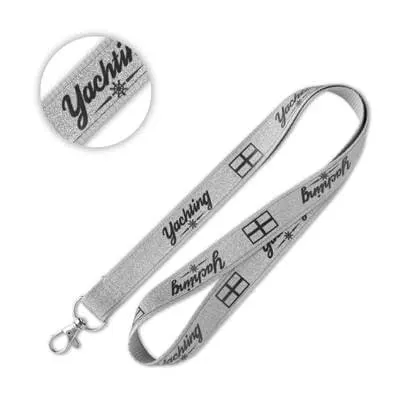ML1025 Lanyard de poliéster (purpurina)