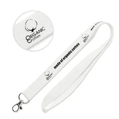 ML1036-Lanyard de algodón orgánico