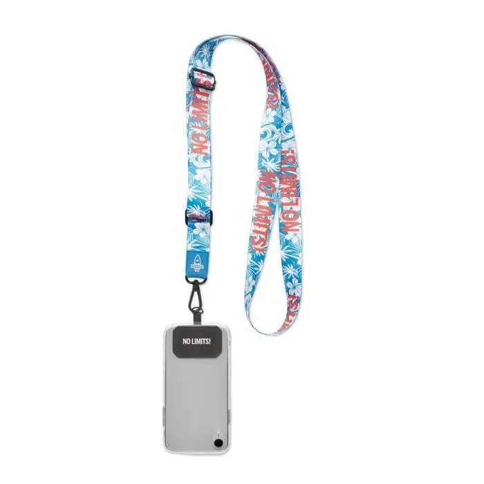 ML1075 - Portateléfono cruzado de cinta sublimada PVC
