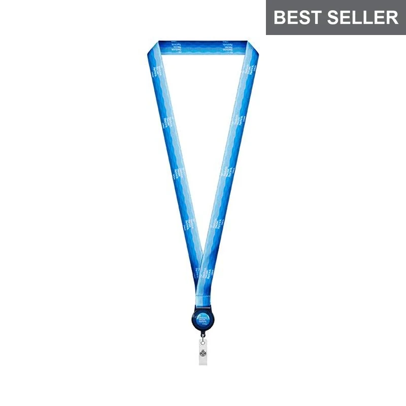ML1164 Lanyard de poliéster sublimado.