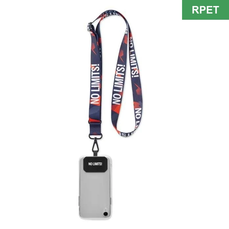 ML1383 - Porta móvil cruzado en rPET sublimado y ajustable.
