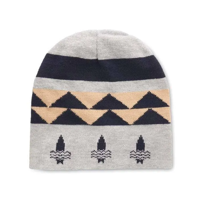MW1111 Gorro RPET jacquard personalizado.